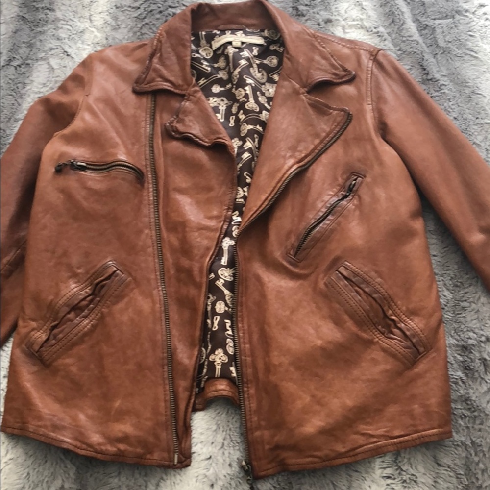 100% leather jacket
